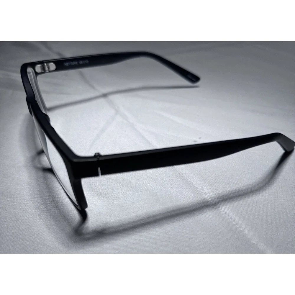 Randolph Neptune Eyeglasses Frame Women's Black Full Rim‎ Rectangular 55-16-140